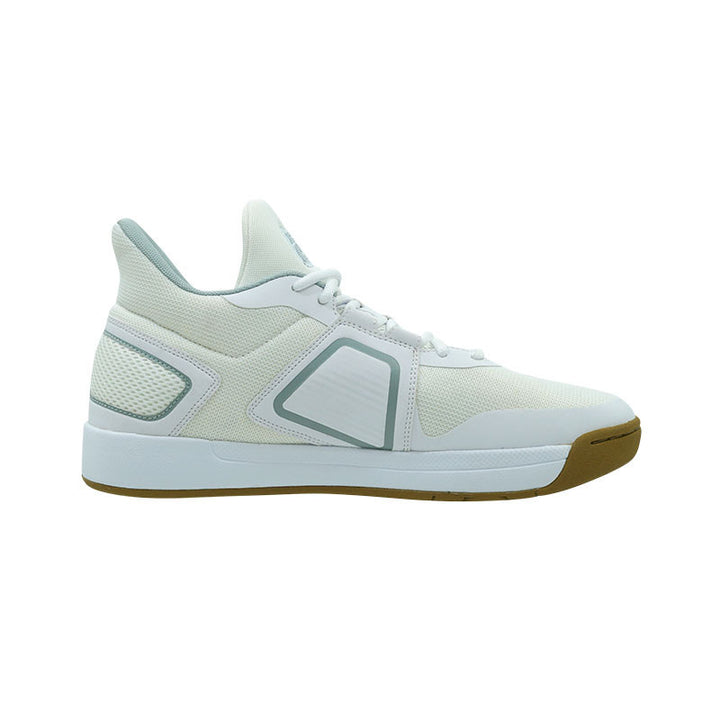 League Fourpoints White/Brown Sepatu Basket Pria
