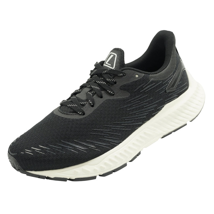 League Zapdos U Black/Blue Sepatu Running Pria