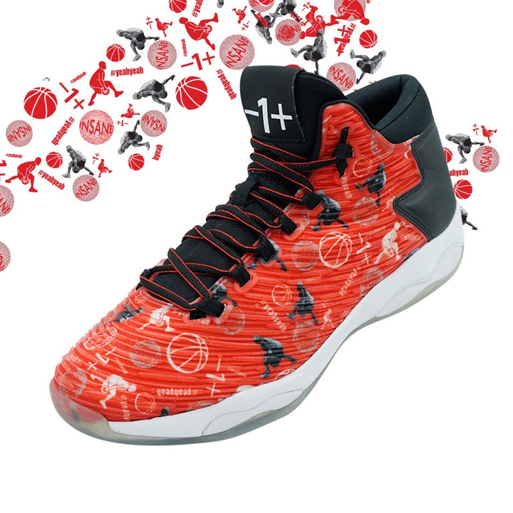 League Shift - Insane Red/Black Sepatu Basket Pria