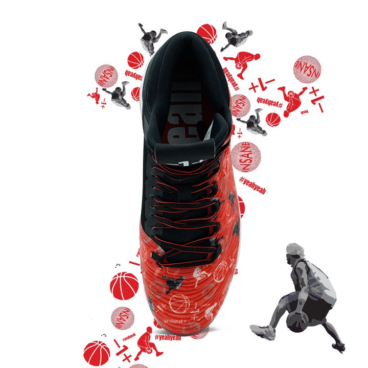 League Shift - Insane Red/Black Sepatu Basket Pria