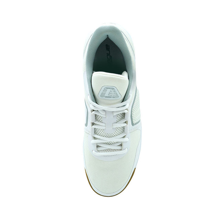 League Fourpoints White/Brown Sepatu Basket Pria