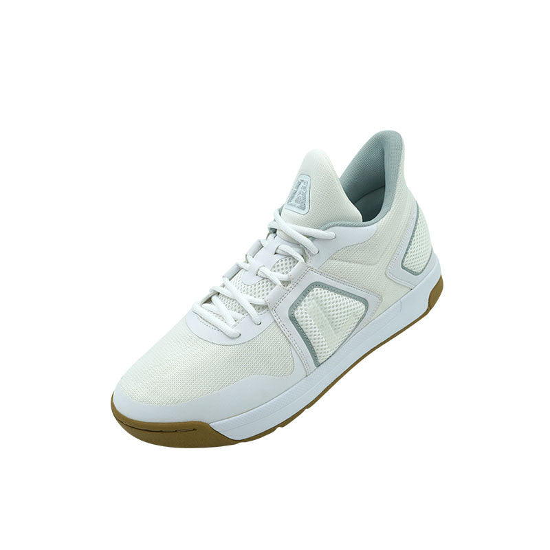 League Fourpoints White/Brown Sepatu Basket Pria