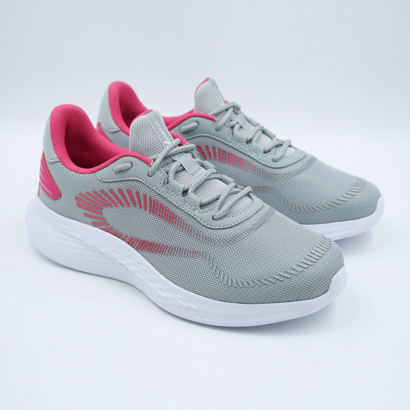 League Mask W Grey/Purple Sepatu Running Wanita