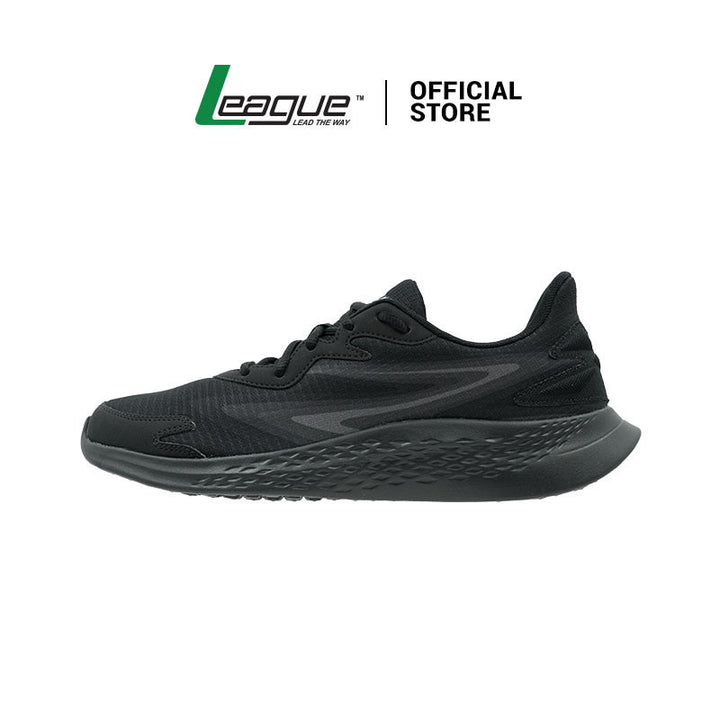 League Inizio U Black/White Sepatu Running Pria