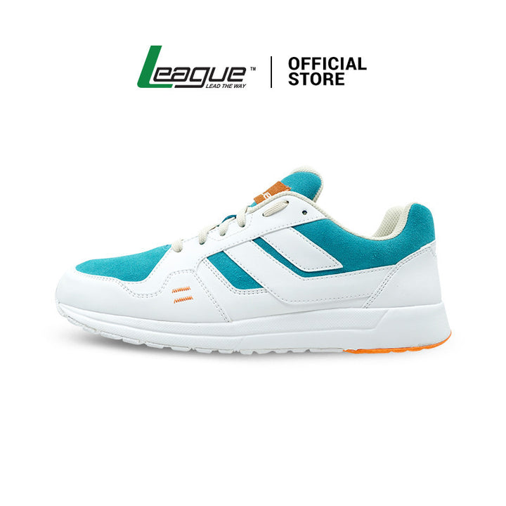 League Cruz Suede Blue/Orange Loafers Pria