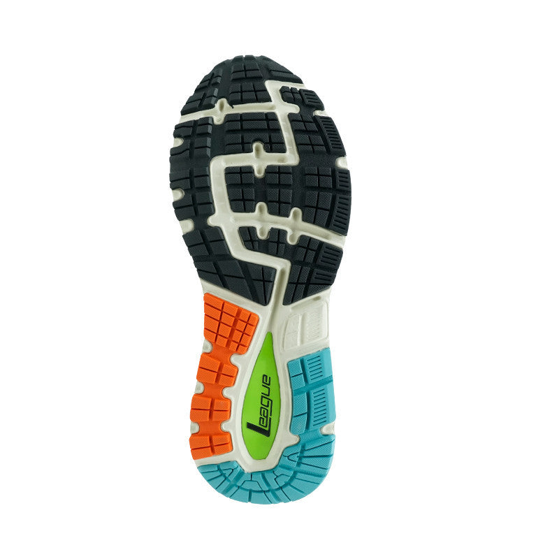 League White Knight White/Blue Sepatu Running Pria