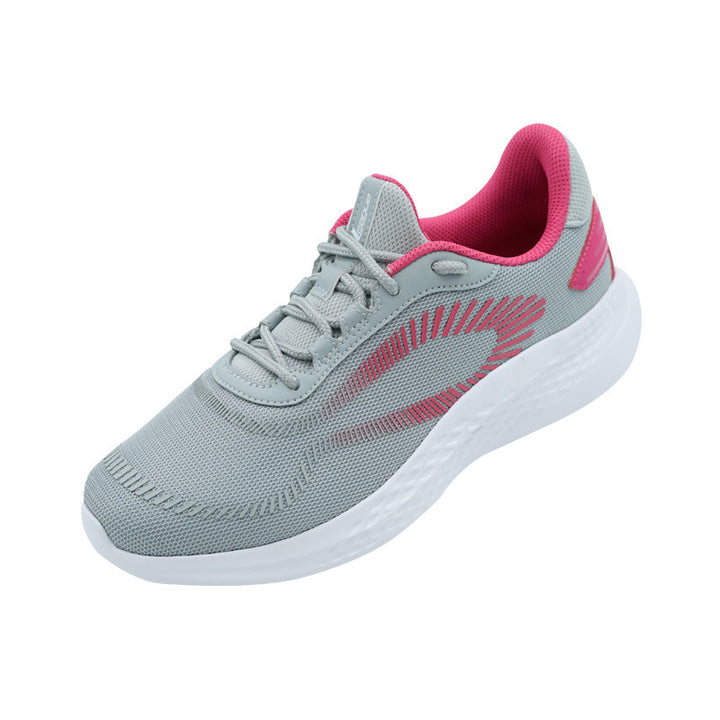 League Mask W Grey/Purple Sepatu Running Wanita