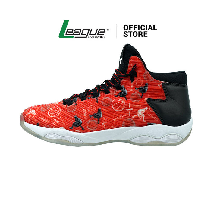 League Shift - Insane Red/Black Sepatu Basket Pria