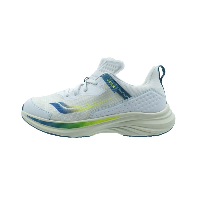 League Viper U White/Green Sepatu Running Pria