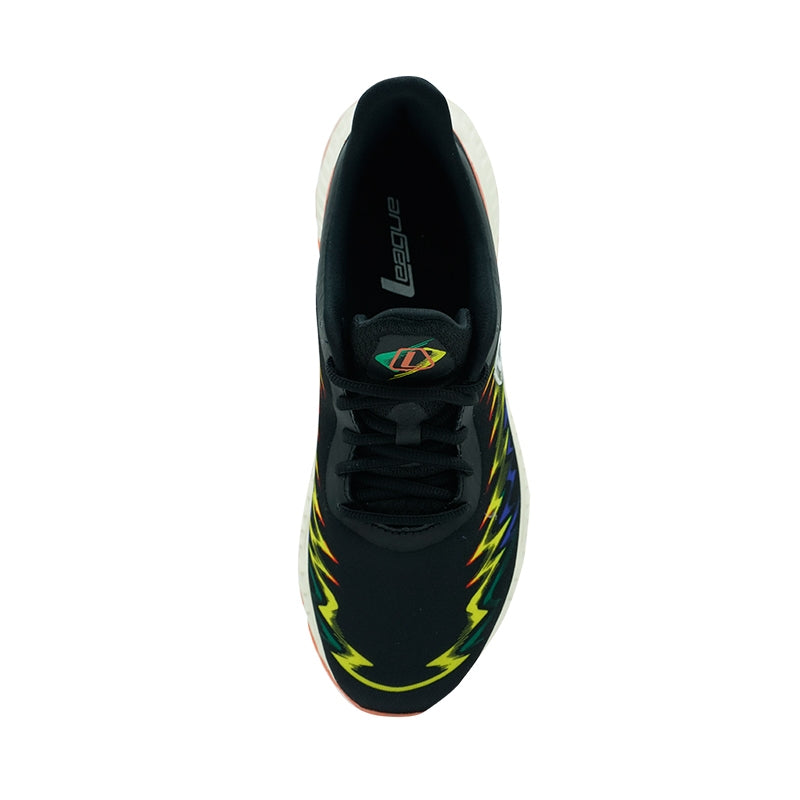 League Articuno Black/Yellow Sepatu Running Pria
