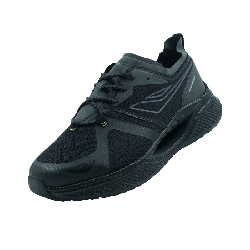 League Roshe U Black/Grey Loafers Pria
