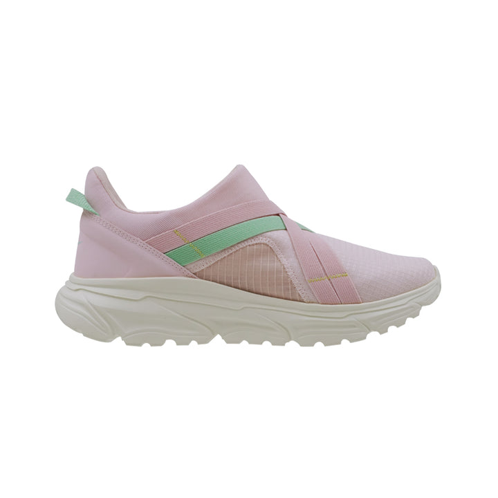 IU Pink/Green Slip-On Wanita