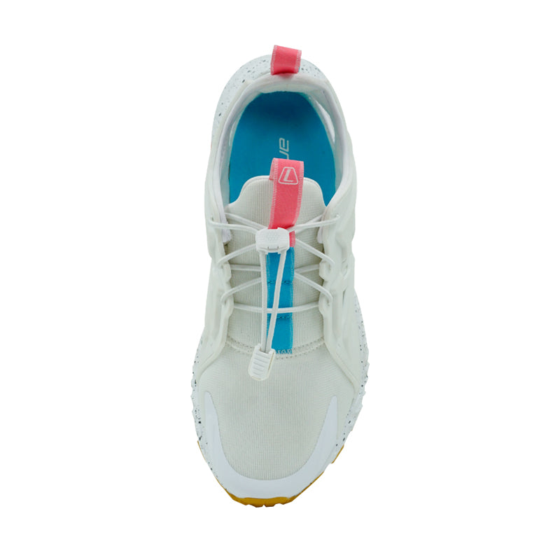 Ghiza White/Blue Running Shoes Women