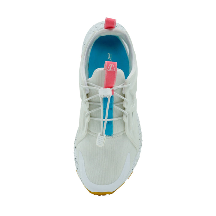 Ghiza White/Blue Running Shoes Women