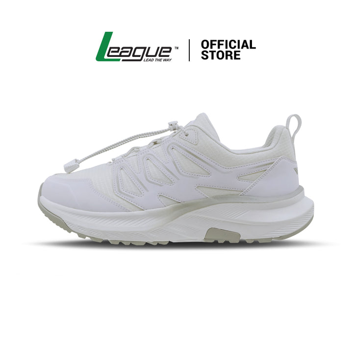 League Kumo EDT White/Grey Sepatu Running Pria
