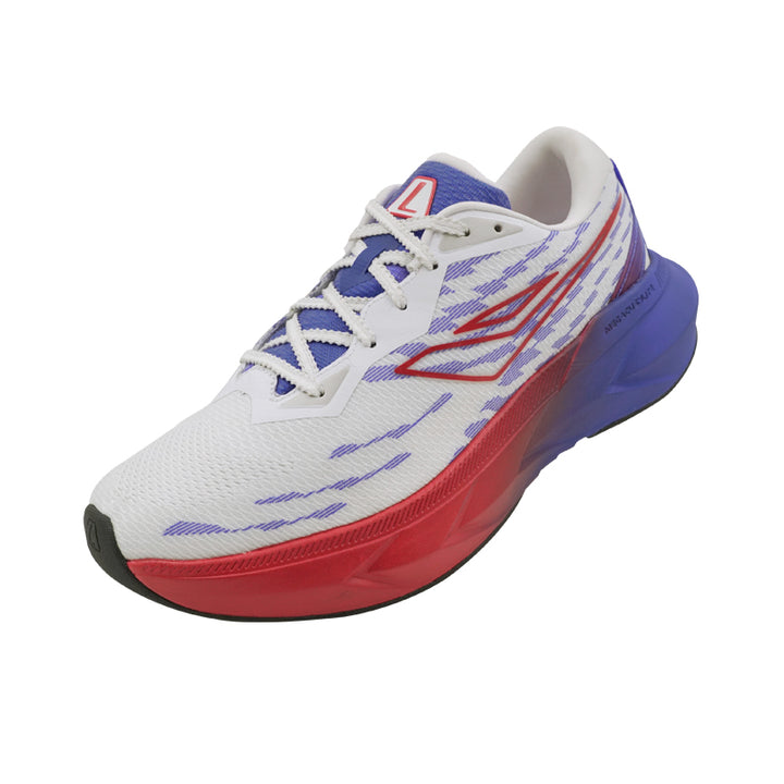 League Malvin M White/Chinese Red Sepatu Running Pria