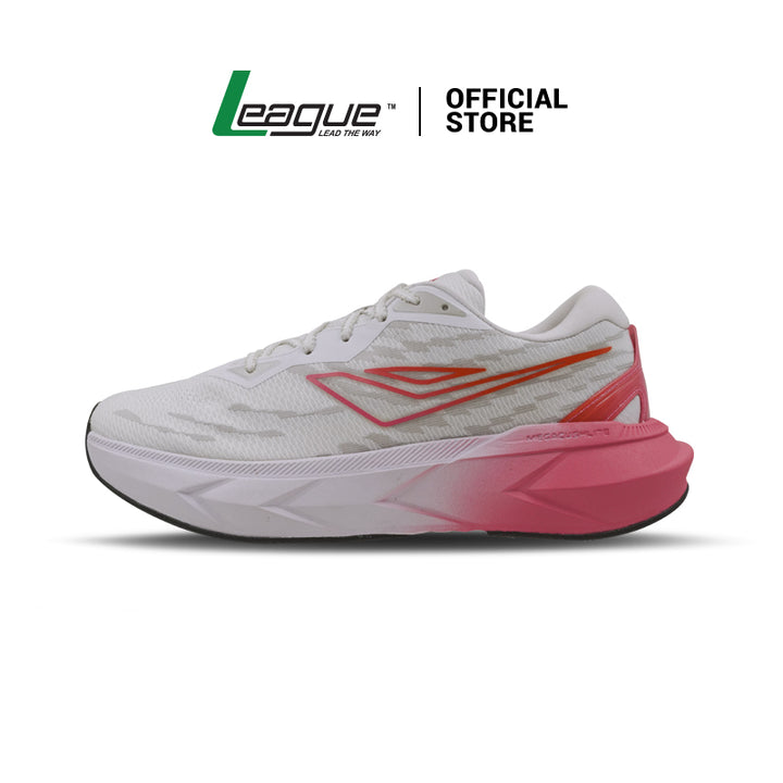 League Malvin W White/Glacier Gray Sepatu Running Wanita