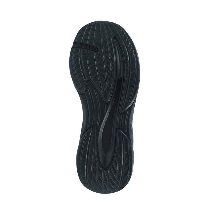 League Decra X U Black/Grey Sepatu Running Pria