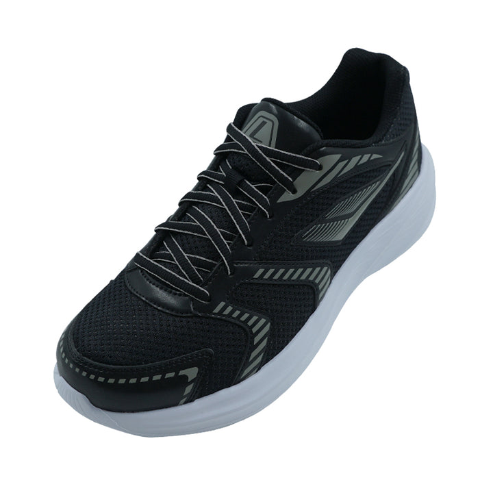 League Decra X U Black/White Sepatu Running Pria