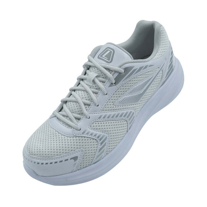 League Decra X U White/Grey Sepatu Running Pria