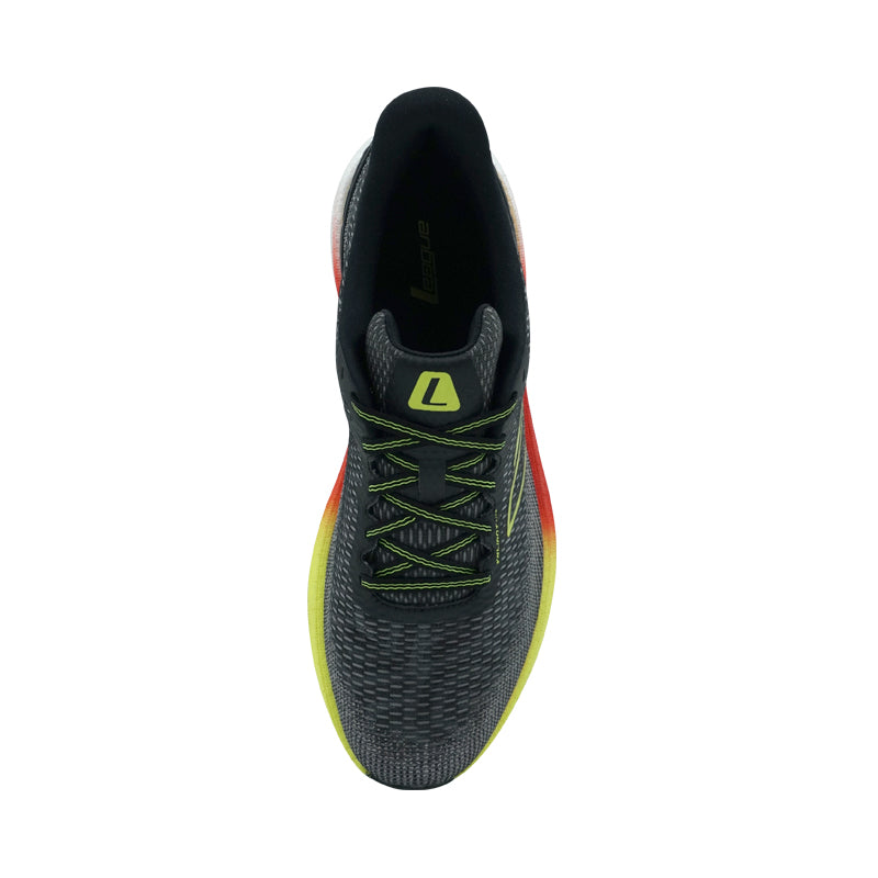 League Valiant Lite U Black/Grey Sepatu Running Pria