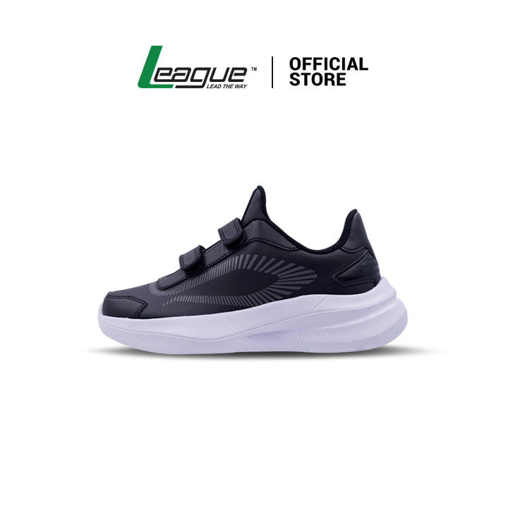 League Mask BTS Jr Black/White Loafers Anak