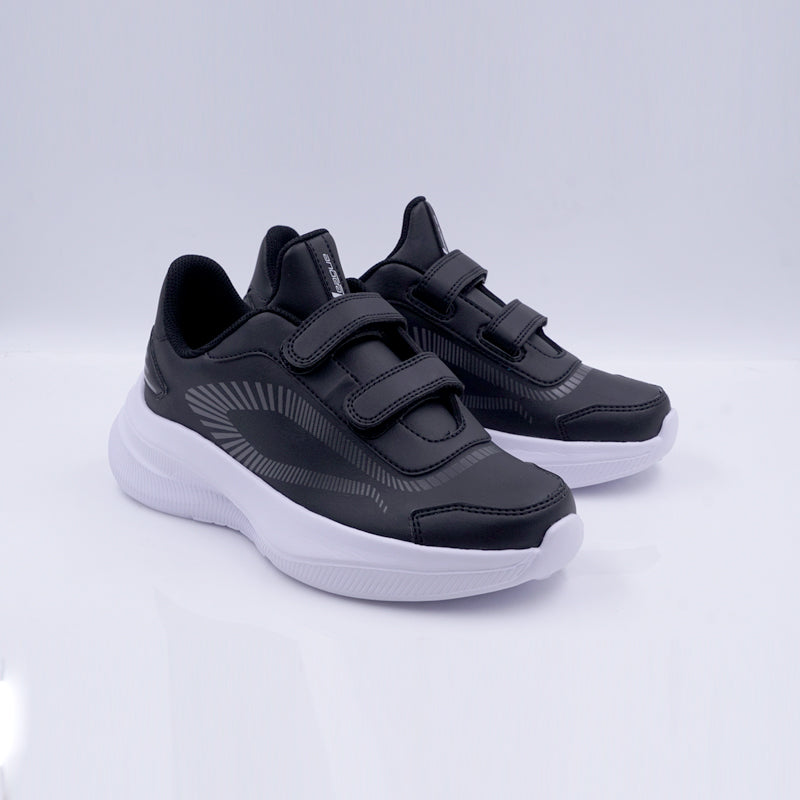League Mask BTS Jr Black/White Loafers Anak