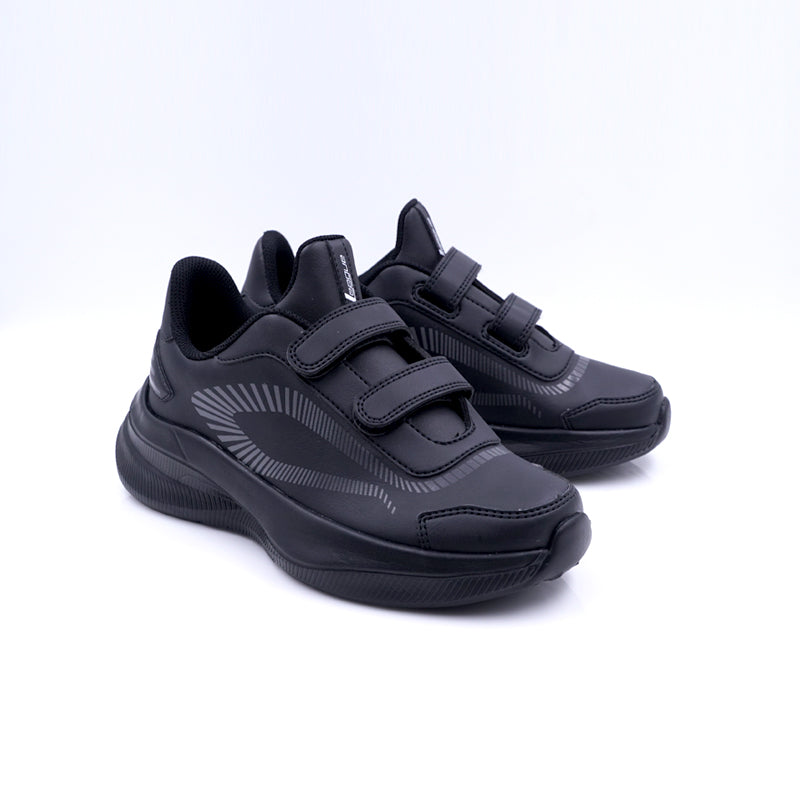 League Mask BTS Jr Black/Black Loafers Anak