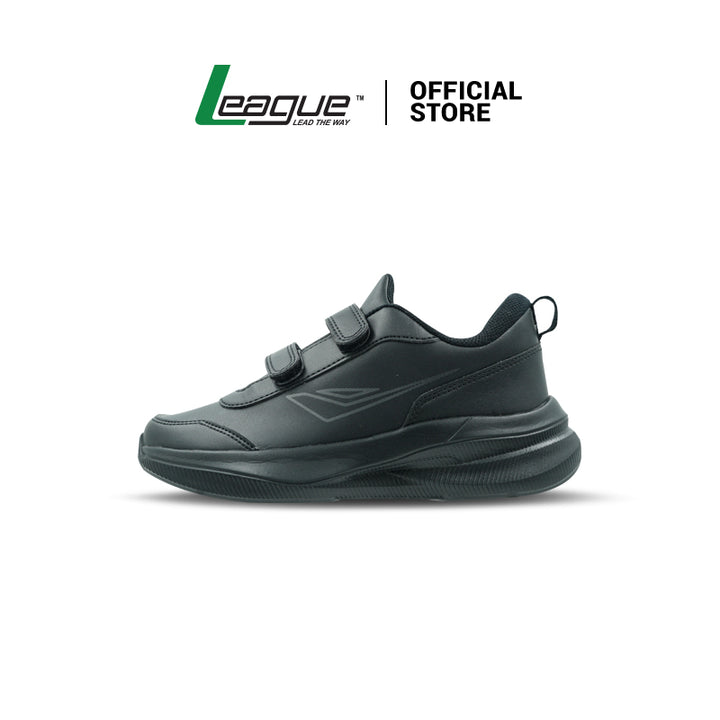 League Tachi BTS Jr Black/Black Loafers Anak