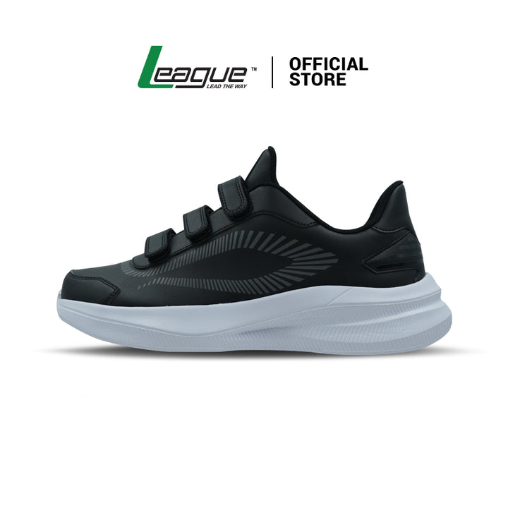 League Mask BTS Black/White Loafers Pria