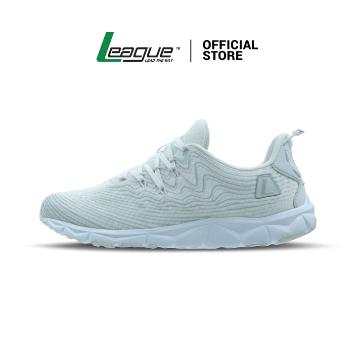 League AMP U White/Grey Sepatu Running Pria