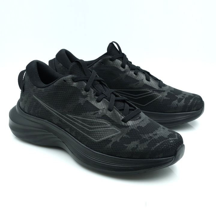 League Shinai U Black/Black Sepatu Running Pria