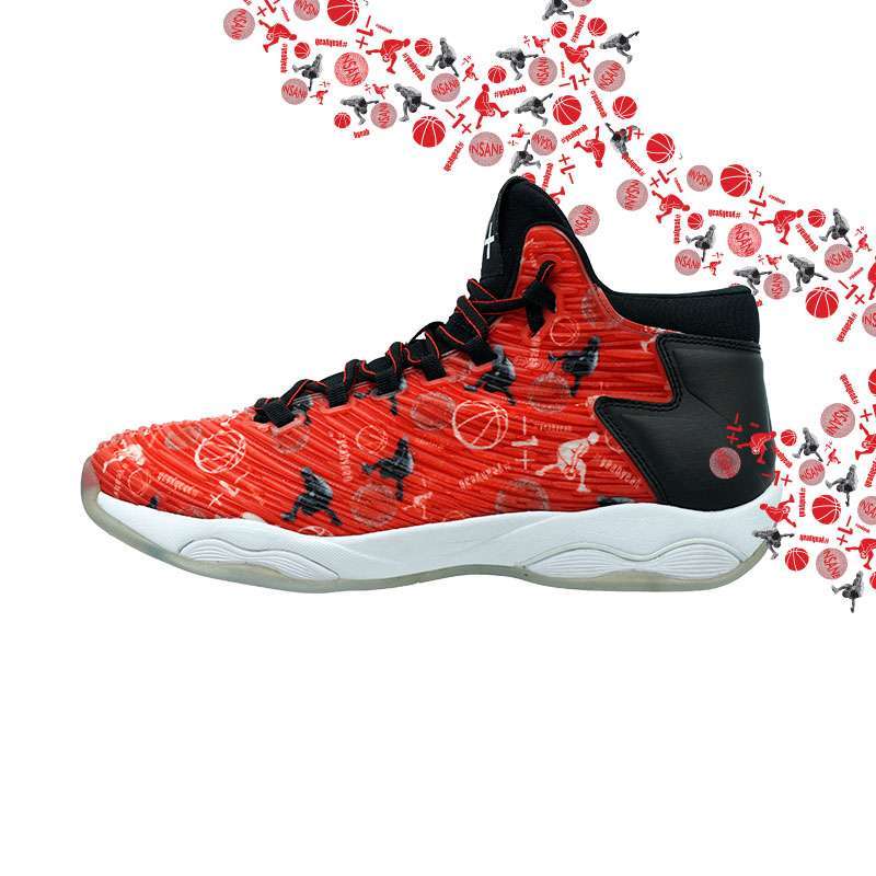 League Shift - Insane Red/Black Sepatu Basket Pria