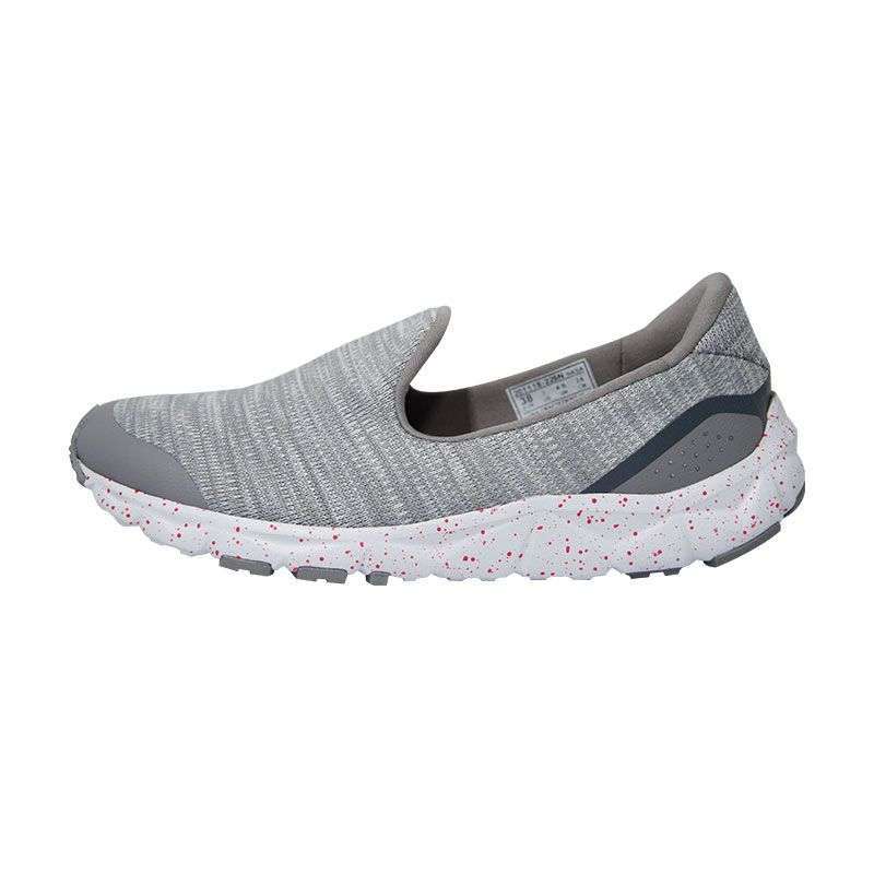 League Luna Craftedknit Grey/Pink Loafers Wanita
