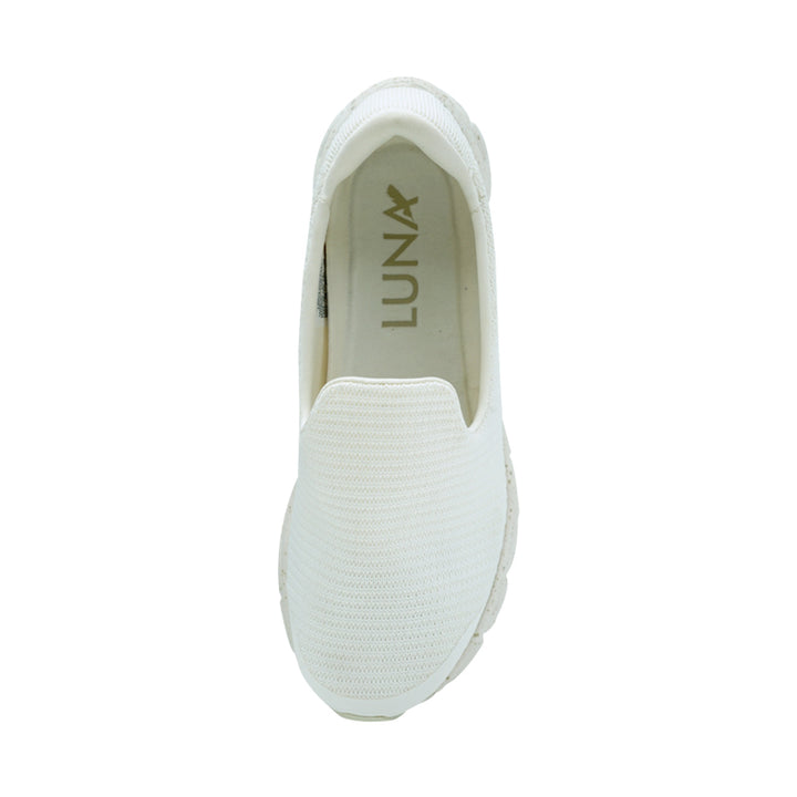 Luna Craftedknit Putih/Abu-abu Lifestyle Wanita