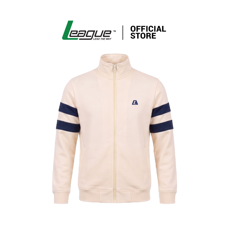 M Nebulon White Jacket Lifestyle Pria