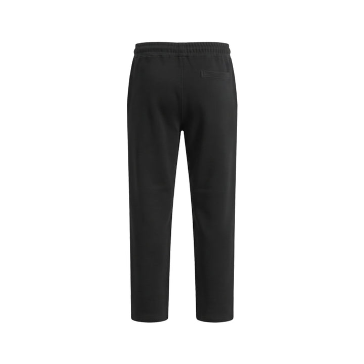 M Rocky Black Terry Straight Pants Training Men
