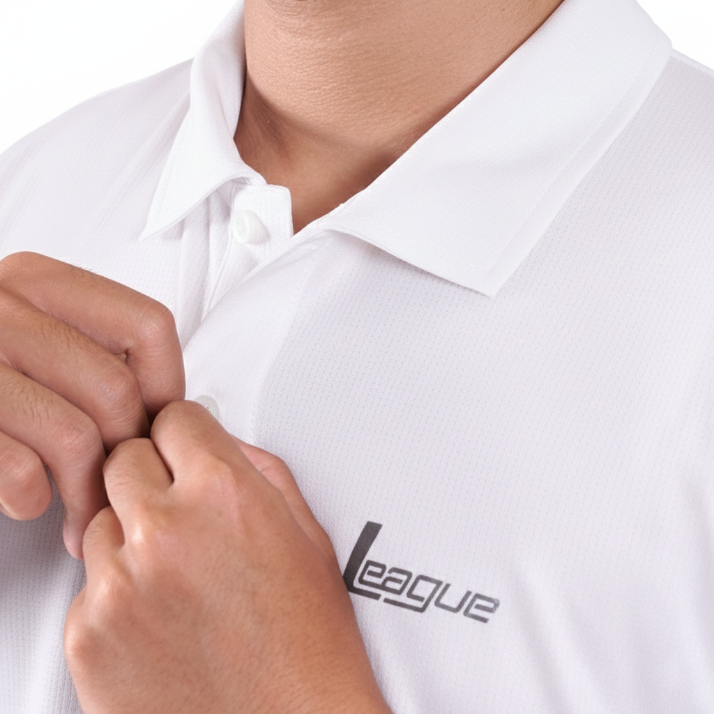 League Khansa WHITE/WHITE Polo Shirt Training Wanita  SS26WKP3111H