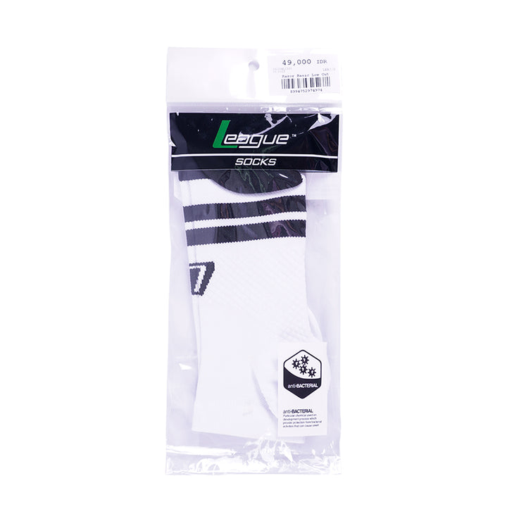 League Razor Basic Low Cut White Kaos Kaki Lifestyle