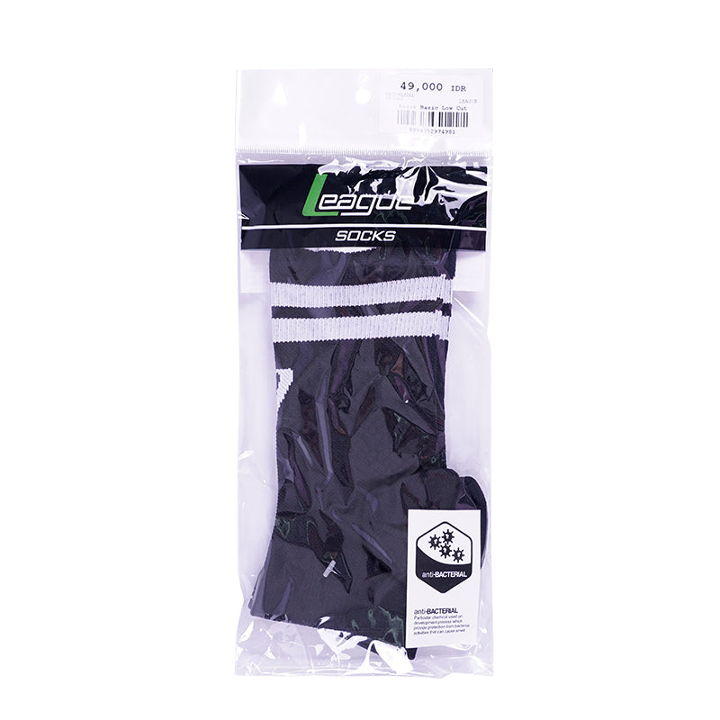 League Razor Basic Low Cut Black Kaos Kaki Lifestyle
