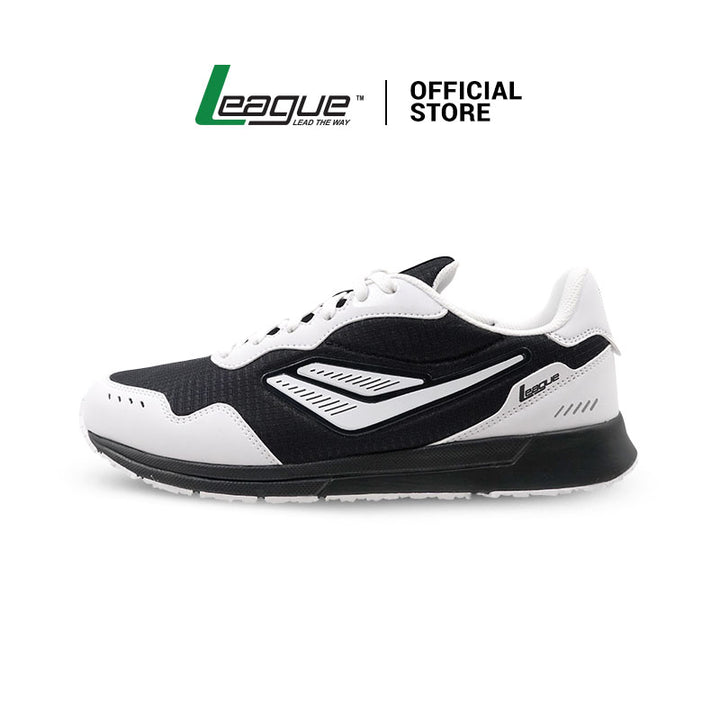 League Sanchez 2 Black/White Loafers Pria