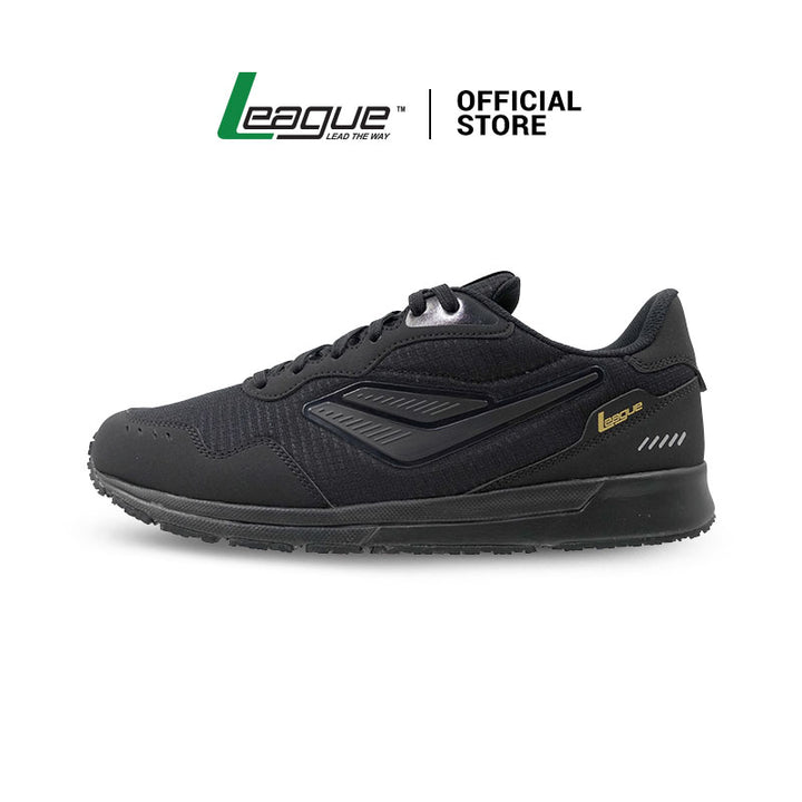 League Sanchez 2 Black/Black Loafers Pria