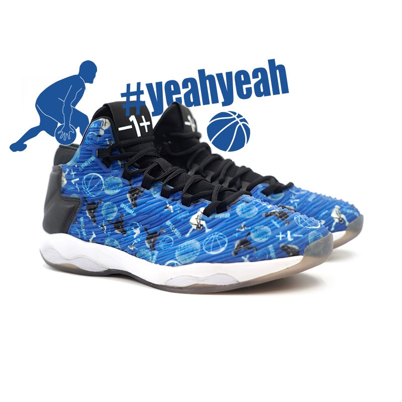 League Shift - Insane Blue/Black Sepatu Basket Pria