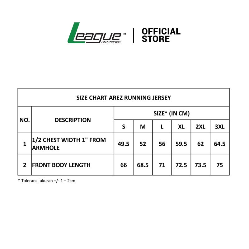 League Apparel Running Unisex Arez Running Jersey SS26UAJ2444H