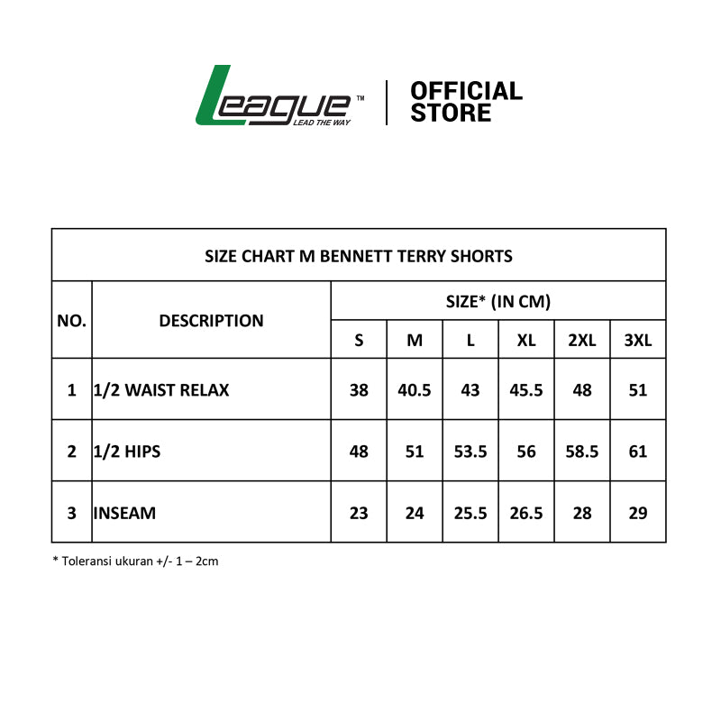 League Apparel Running Pria M Bennett Terry Shorts SS26MBT1002N
