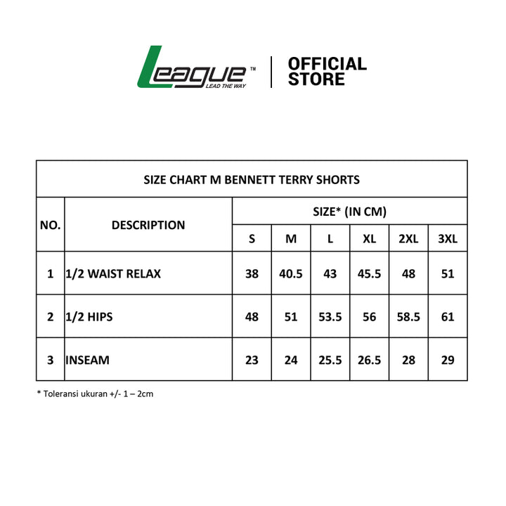 League Apparel Running Pria M Bennett Terry Shorts SS26MBT1002N
