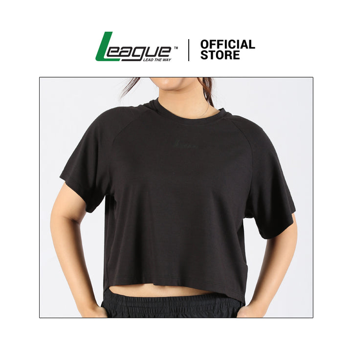 League Apparel Lifestyle Women Amarie Crop Tee FW25WAT1001H