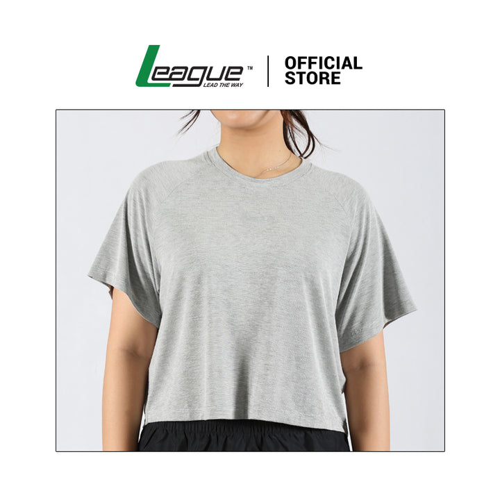 League Apparel Lifestyle Women Amarie Crop Tee FW25WAT2222H