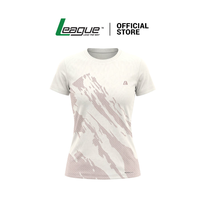 W Dabrok Beige SS Jersey Lari Wanita