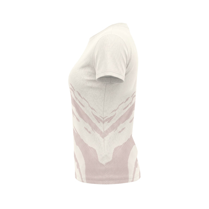 W Dabrok Beige SS Jersey Lari Wanita